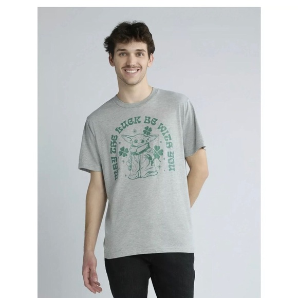 Star Wars Men's and Big Men's Saint Patrick's Day Graphic Tee, Size Medium - Picture 3 of 3